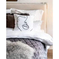 Copricuscino Aria Con Disegno Astratto One Line*Westwing Collection Sale