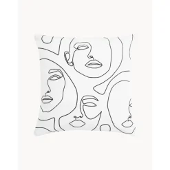 Copricuscino Aria Con Disegno Astratto One Line*Westwing Collection Hot