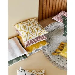 Copricuscino Boho Color Crema/Giallo Delilah*Westwing Collection Best