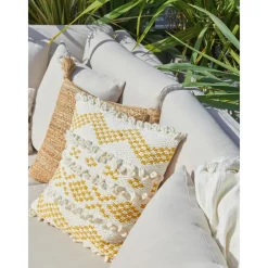 Copricuscino Boho Con Ornamenti Decorativi Paco*Westwing Collection Clearance