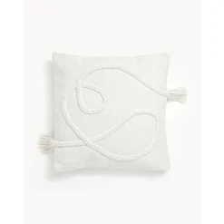 Copricuscino Con Dettagli Trapuntati E Frange Kaspar 2 Pz*Westwing Collection New