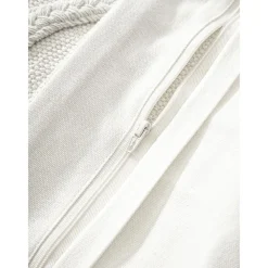 Copricuscino Con Dettagli Trapuntati E Frange Kaspar 2 Pz*Westwing Collection New