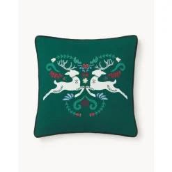Copricuscino Con Motivo Invernale Deers*Westwing Collection Hot