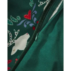 Copricuscino Con Motivo Invernale Deers*Westwing Collection Hot