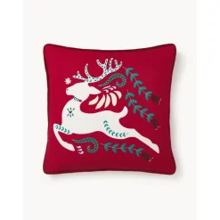 Copricuscino Con Motivo Invernale Prancer*Westwing Collection Sale