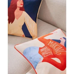 Copricuscino Con Motivo Stato D'Animo Junia*Westwing Collection Clearance