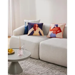 Copricuscino Con Motivo Stato D'Animo Junia*Westwing Collection Clearance