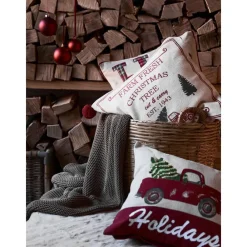 Copricuscino Con Raffinati Dettagli Ricamati Happy Holidays*Westwing Collection Online