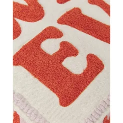 Copricuscino Con Scritta Ricamata Whatever*Westwing Collection New