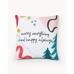 Copricuscino Con Scritta Invernale Happy Always*Westwing Collection Best