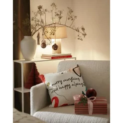 Copricuscino Con Scritta Invernale Happy Always*Westwing Collection Best