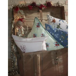 Copricuscino Con Stampa E Ricamo Natalizio Ribbons*Westwing Collection Best