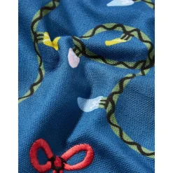 Copricuscino Con Stampa E Ricamo Natalizio Ribbons*Westwing Collection Best