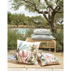 Copricuscino Con Stampa Tropicale Vintage Safari*Magma Fashion