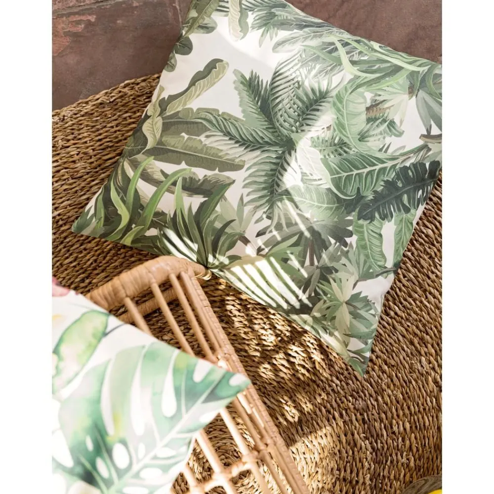 Copricuscino Da Esterno Con Motivo Tropicale Manus*Magma Discount