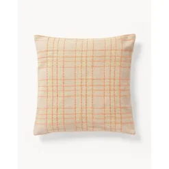 Copricuscino In Cotone A Quadri Con Ricamo Orla*Westwing Collection New