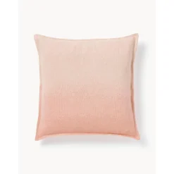 Copricuscino In Cotone Beige Con Effetto Ombre Marcella*Westwing Collection Discount