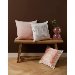 Copricuscino In Cotone Beige Con Effetto Ombre Marcella*Westwing Collection Discount