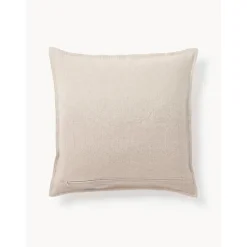 Copricuscino In Cotone Beige Con Effetto Ombre Marcella*Westwing Collection Clearance