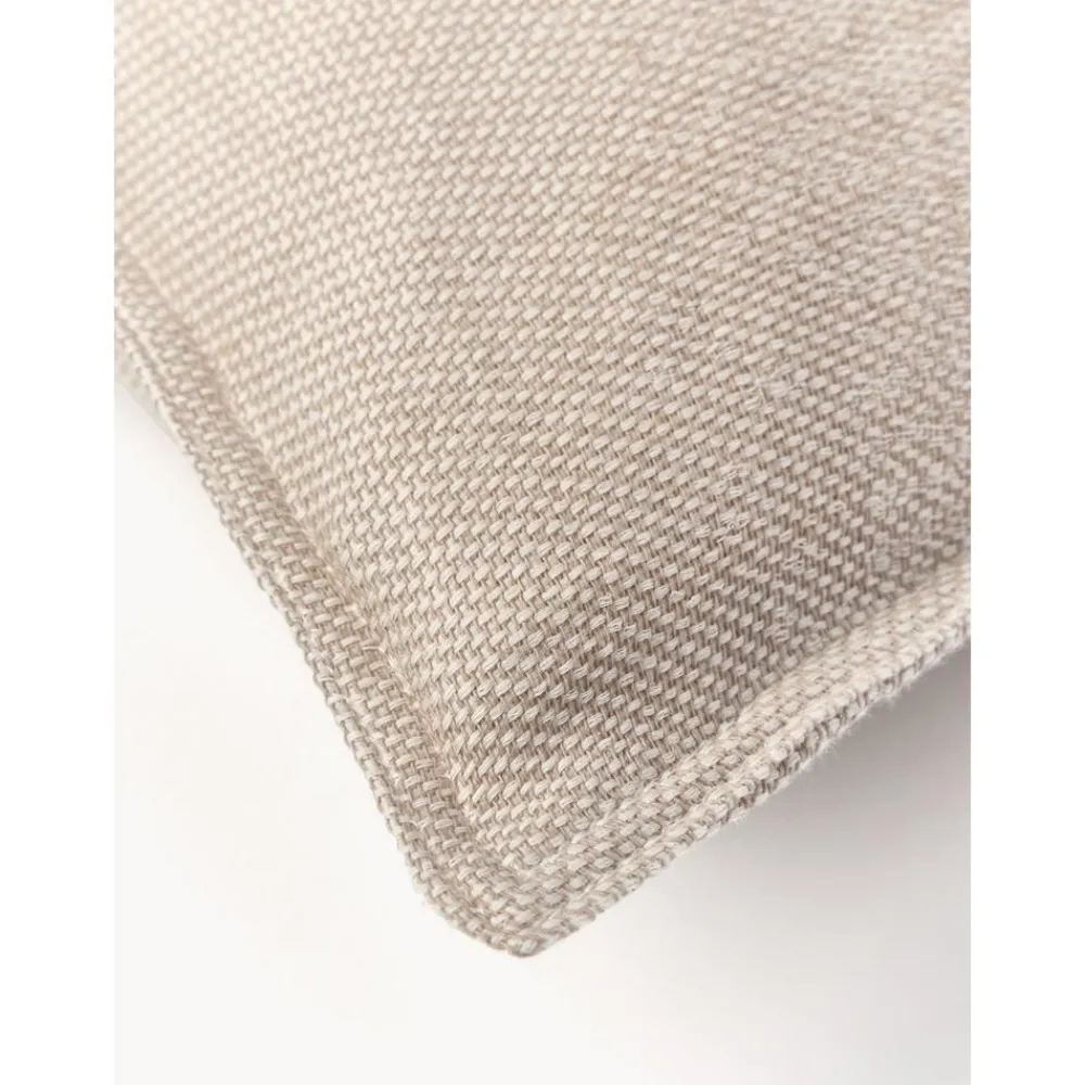 Copricuscino In Cotone Beige Con Effetto Ombre Marcella*Westwing Collection Clearance
