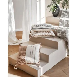 Copricuscino In Cotone Con Nappe Okiro*Westwing Collection Sale