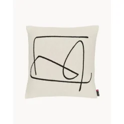 Copricuscino In Cotone Con Stampa Astratta Nova*David Fussenegger Online