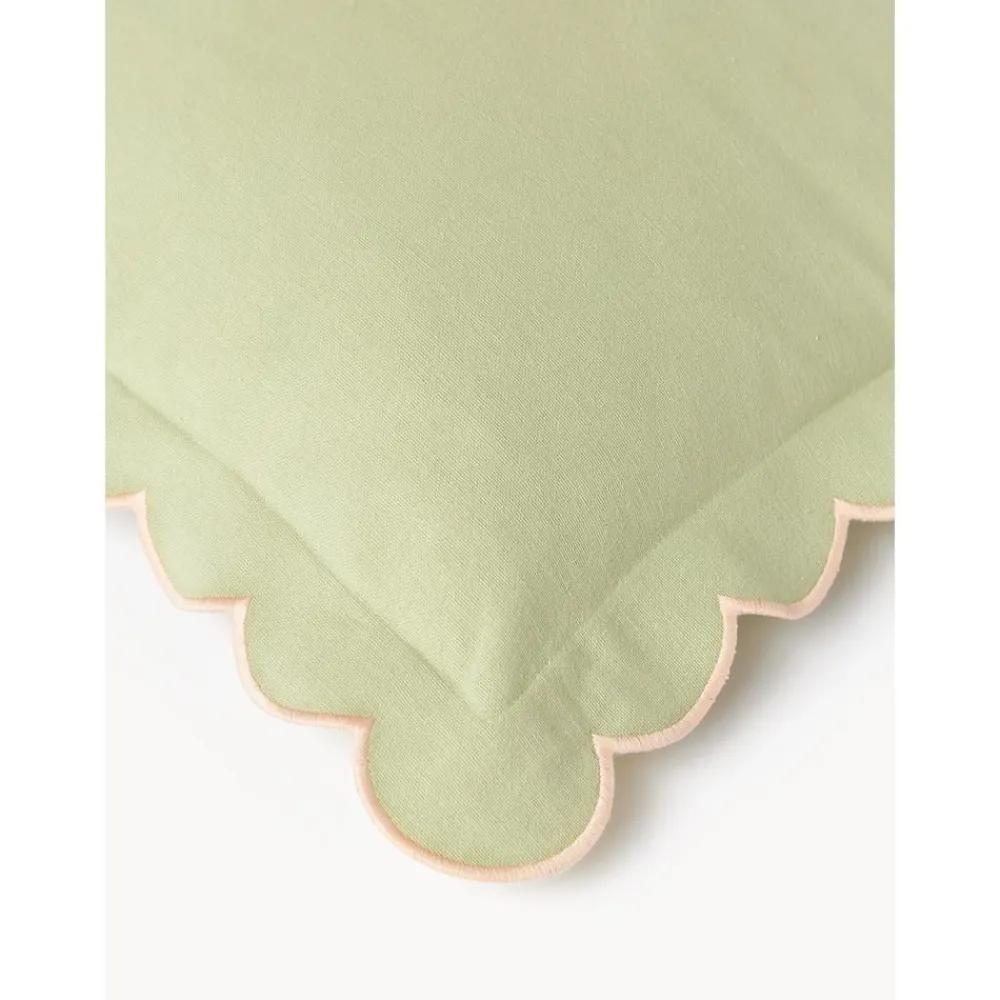 Copricuscino In Cotone Con Bordo Ondulato Atina*Westwing Collection Sale