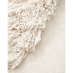 Copricuscino In Cotone Con Motivo A Frange Inga*Westwing Collection Outlet