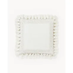 Copricuscino In Cotone Con Nappe Adrian*Westwing Collection Hot