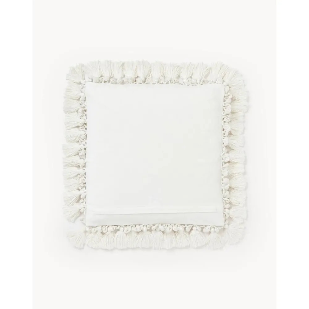 Copricuscino In Cotone Con Nappe Adrian*Westwing Collection Hot