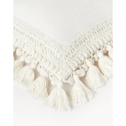 Copricuscino In Cotone Con Nappe Adrian*Westwing Collection Hot