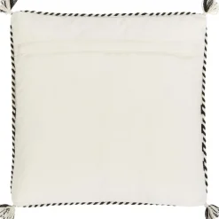 Copricuscino In Cotone Con Struttura Intrecciata A Mano E Nappe Okiro*Westwing Collection Best