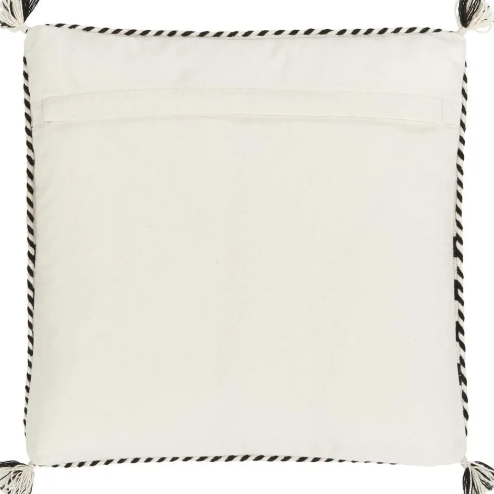 Copricuscino In Cotone Con Struttura Intrecciata A Mano E Nappe Okiro*Westwing Collection Best