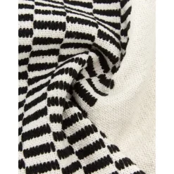 Copricuscino In Cotone Con Struttura Intrecciata A Mano E Nappe Okiro*Westwing Collection Best