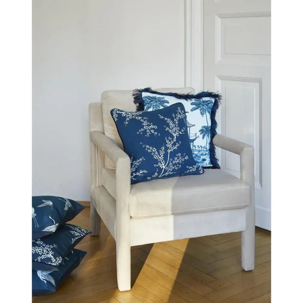 Copricuscino In Cotone Con Motivo Floreale Jada*Westwing Collection Sale