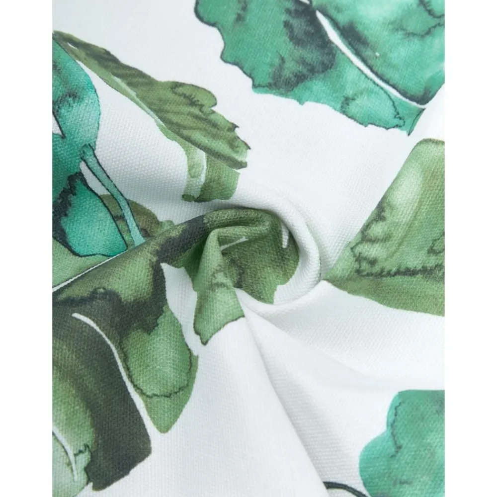 Copricuscino In Cotone Con Motivo Foglie Shade*Westwing Collection Best