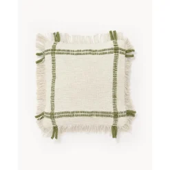 Copricuscino In Cotone Fatto A Mano Con Frange Catalina*Westwing Collection Best