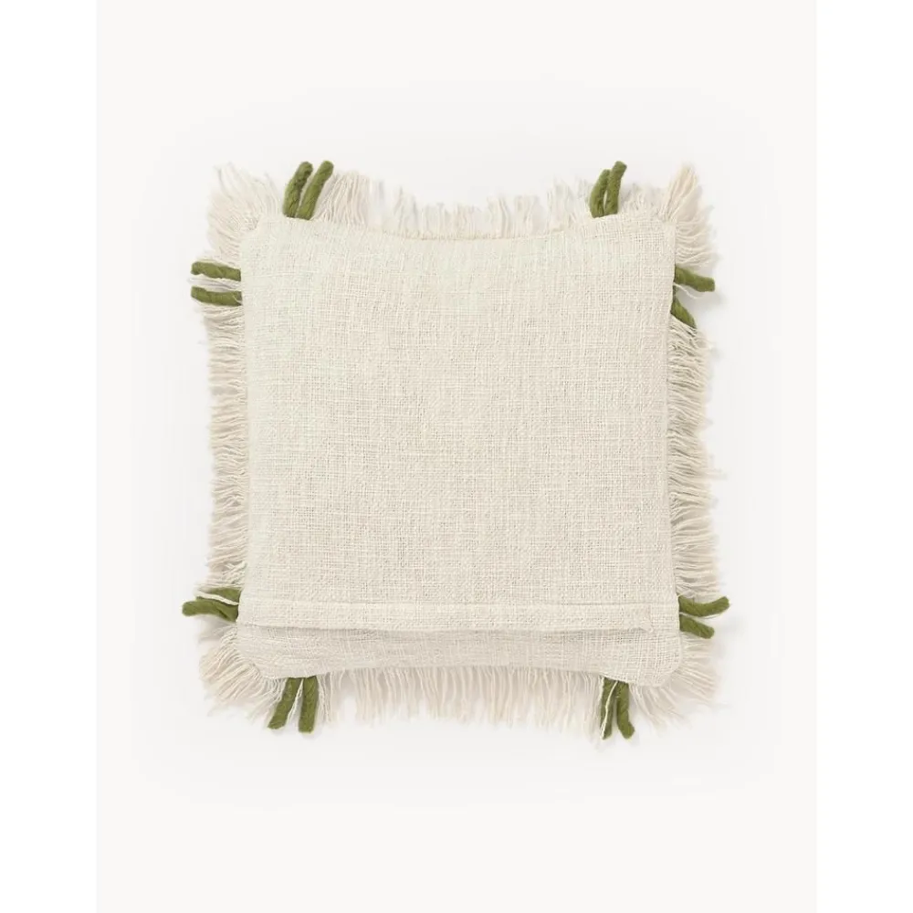 Copricuscino In Cotone Fatto A Mano Con Frange Catalina*Westwing Collection Best