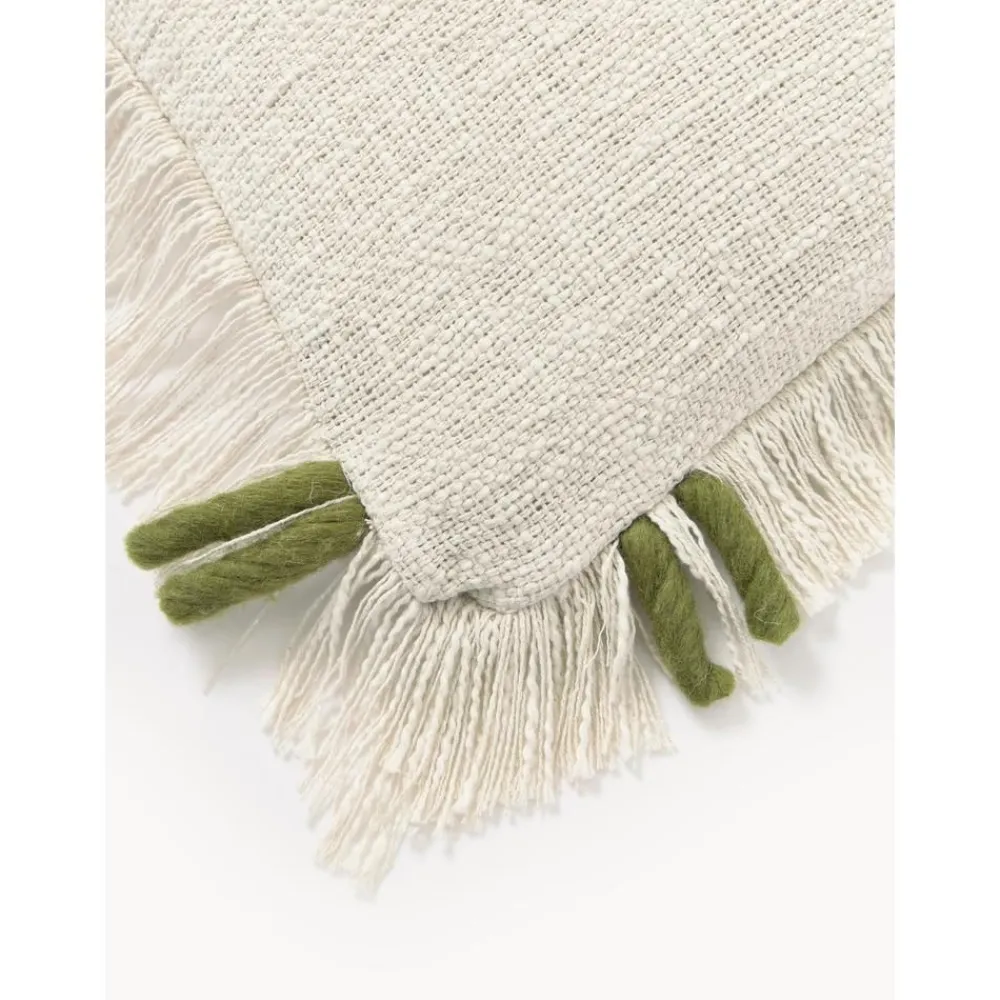 Copricuscino In Cotone Fatto A Mano Con Frange Catalina*Westwing Collection Best