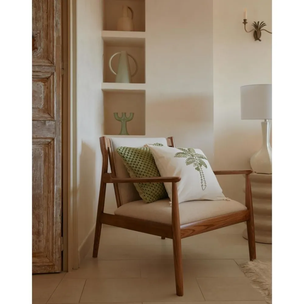 Copricuscino In Cotone Intrecciato Gabrielle*Westwing Collection Sale