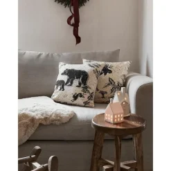 Copricuscino In Cotone Organico Animal Toile*Westwing Collection Clearance