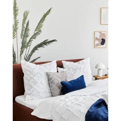 Copricuscino In Cotone Percalle Con Decorazione Capitonne Faith*Westwing Collection Best