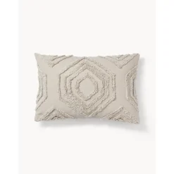 Copricuscino In Cotone Percalle Con Decoro Ricamato Faith*Westwing Collection Discount