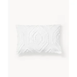 Copricuscino In Cotone Percalle Con Decoro A Ciuffi Faith*Westwing Collection Hot