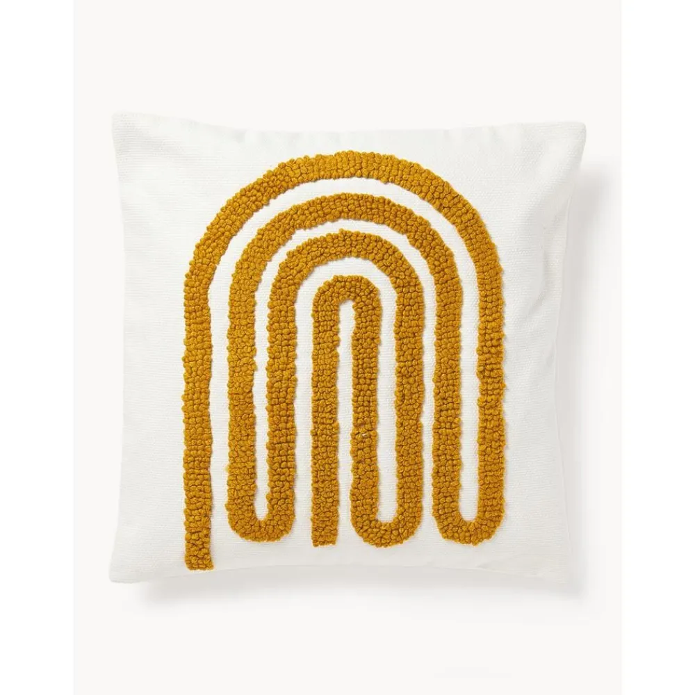 Copricuscino In Cotone Ricamato Con Struttura Rialzata Vahid*Westwing Collection Sale
