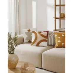 Copricuscino In Cotone Ricamato Con Struttura Rialzata Reza*Westwing Collection Outlet