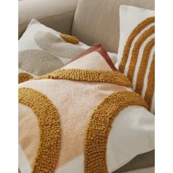 Copricuscino In Cotone Ricamato Con Struttura Rialzata Reza*Westwing Collection Outlet