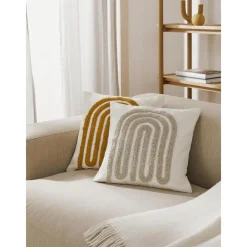 Copricuscino In Cotone Ricamato Con Struttura Rialzata Vahid*Westwing Collection Discount