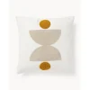 Copricuscino In Cotone Ricamato Con Motivo A Rilievo Izad*Westwing Collection Clearance