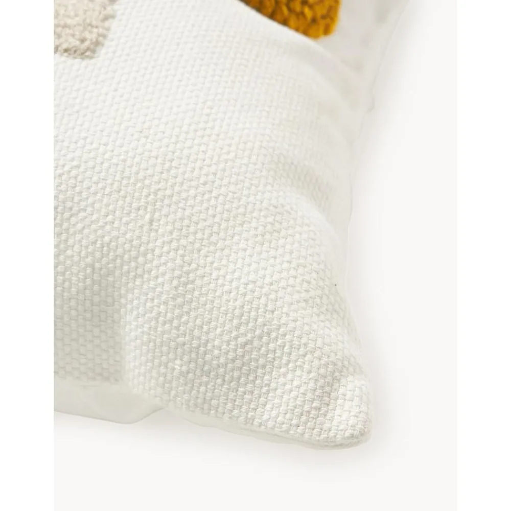 Copricuscino In Cotone Ricamato Con Motivo A Rilievo Izad*Westwing Collection Clearance